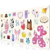 L-SPOUTTO Cute Desk Mat for Keyboard and Mouse,XXL Large Gaming Mouse Pad,35.4x15.7in Non-Slip Ke...