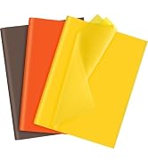 NEBURORA Assorted Color Tissue Paper Set 60 Sheets Autumn Gift Wrap Paper Art Paper Crafts 3 Colo...