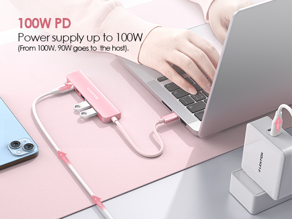 100W PD USB C HUB