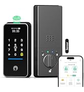 Dhiedas Smart Deadbolt Lock, WiFi Door Lock with Door Sensor, Digital Door Lock with Fingerprint ...