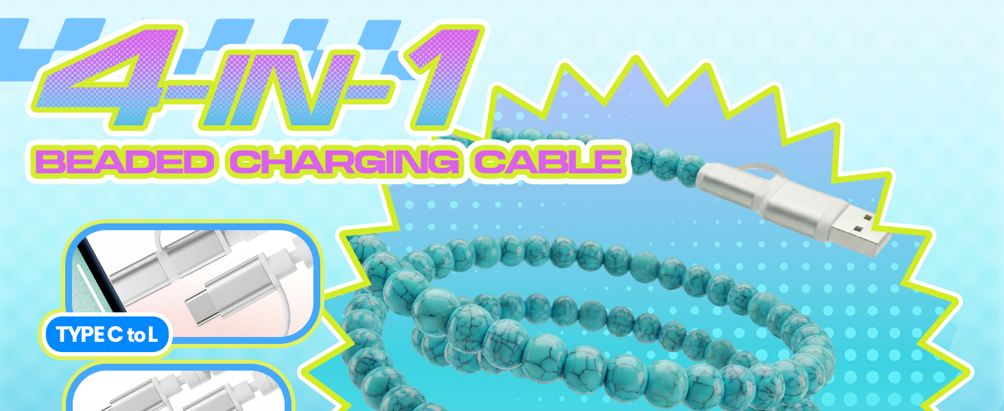 Atsidexa Beaded Charging Cable
