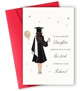 gerdiny Congratulations Graduation Card for Daughter, Daughter Graduation Gifts from Mom Dad, To ...