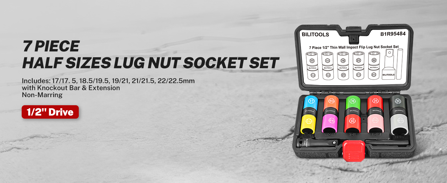 Lug Nut Socket Set