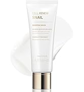 MISSHA Cell Renew Snail Sleeping Mask, 3.71 Fl oz I Korean Overnight Face Mask with Snail Slime E...