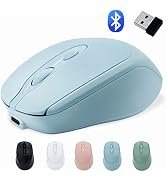 PiMivco Rechargeable Wireless Mouse, Bluetooth Mouse for Laptop/iPad/MacBook Pro/Air,Silent Mouse...