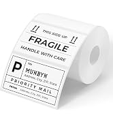 MUNBYN 3x2 Inch White Thermal Labels, Thermal Sticker Labels for Price, Barcode, Mailing, Name, 5...