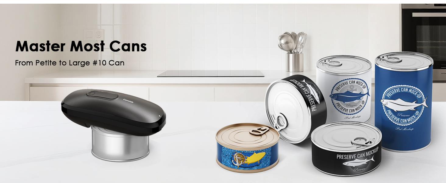Suitable for Small or Larger Cans