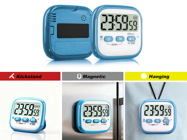 Digital timer with three mounting options