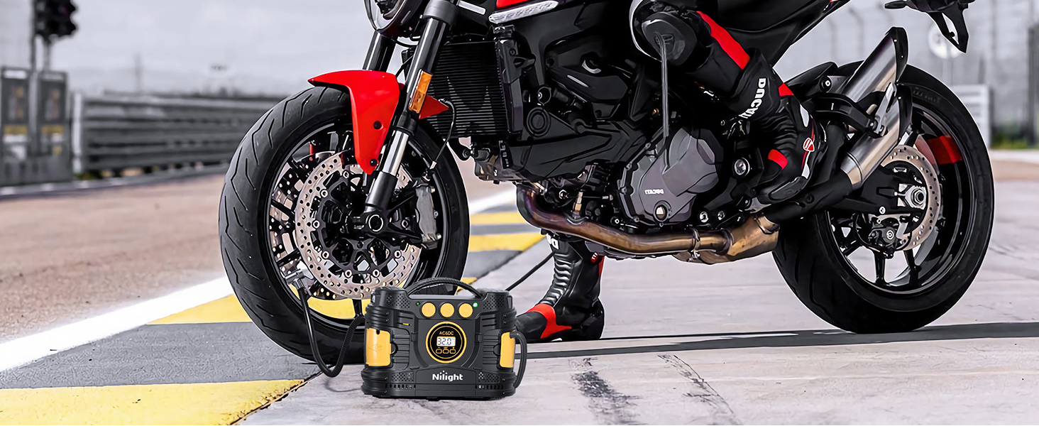 AC/DC tire inflator