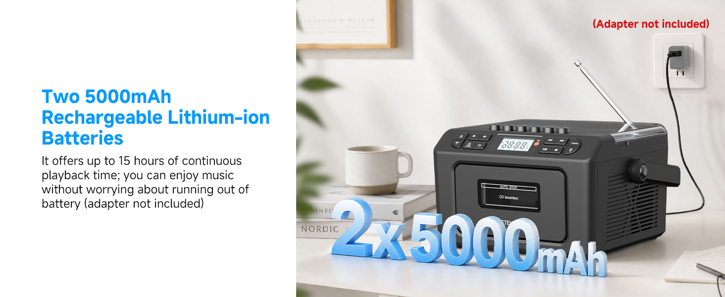 cassette and cd player