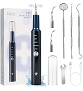 T9 Home Oral Care Set, Portable Electric Oral Cleaning Device with Purple Light, 5 Speed Adjustab...