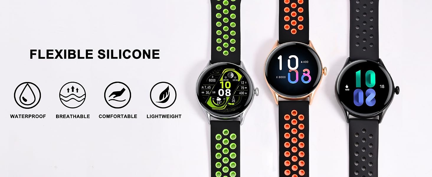 silicone watch bands