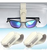 Veharvim One-Handed-Operation Sunglasses Holder for Car, Visor Sunglass Holder Clip, Car Accessor...