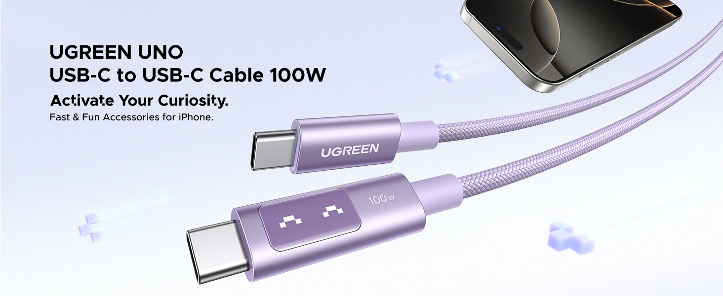 UGREEN UNO USB-C to USB-C Cable 100W