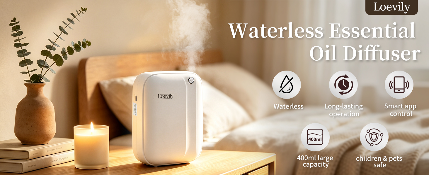 Waterless Essential Oil Diffuser