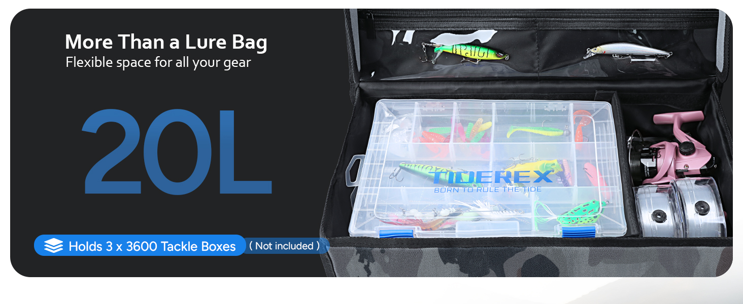 TideRex Soft Lure Bag