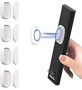 Tiizze 4 Pack Upgraded Magnetic Remote Control Holder Wall Mount - Enhanced N52 Magnets & Stronge...