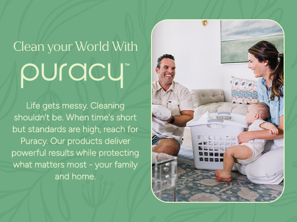 Puracy Dishwasher Rinse Aid Cleaner, Lemongrass, 12 Oz