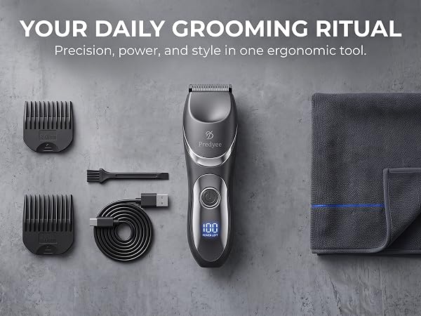 Predyee Men's Body and Groin Trimmer
