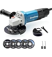 DongCheng Angle Grinder 4-1/2 inch 6.7-Amp Paddle Switch 11800RPM Power Electric Grinder Tools wi...