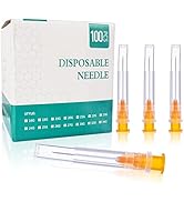 100 Pack 25 Gauge 1 Inch Lab Accessories, Individually Packaged. (25G-1In)