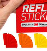 reflective stickers 3m tape mailbox reflectors for helmet vinyl hard hat sticker car decal strips