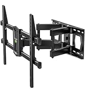 USX MOUNT Full Motion TV Wall Mount for 42-82 Inch TVs up to 120lbs, Wall Mount TV Bracket with A...