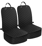 ELONGRIVER Dog Car Seat Covers, Waterproof Front Seat Cover for Dogs, Scratch-Proof, Nonslip Pet ...