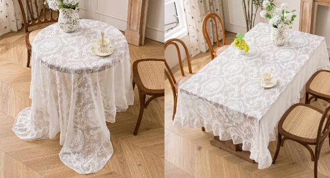 French Lace Tablecloth
