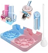 Dosanlues Water Bottle Drying Rack - Food Grade Silicone Cup Dryer Rack, Fast Drying Space Saving...