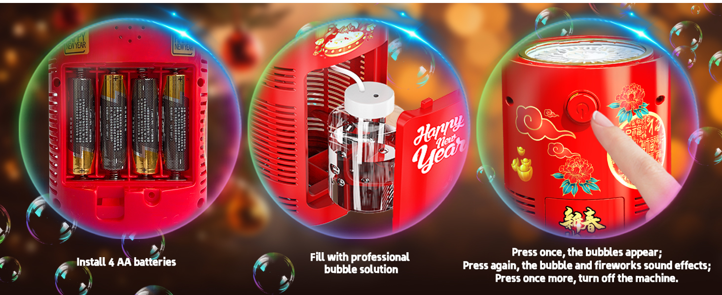 ivtivfu bubble machine