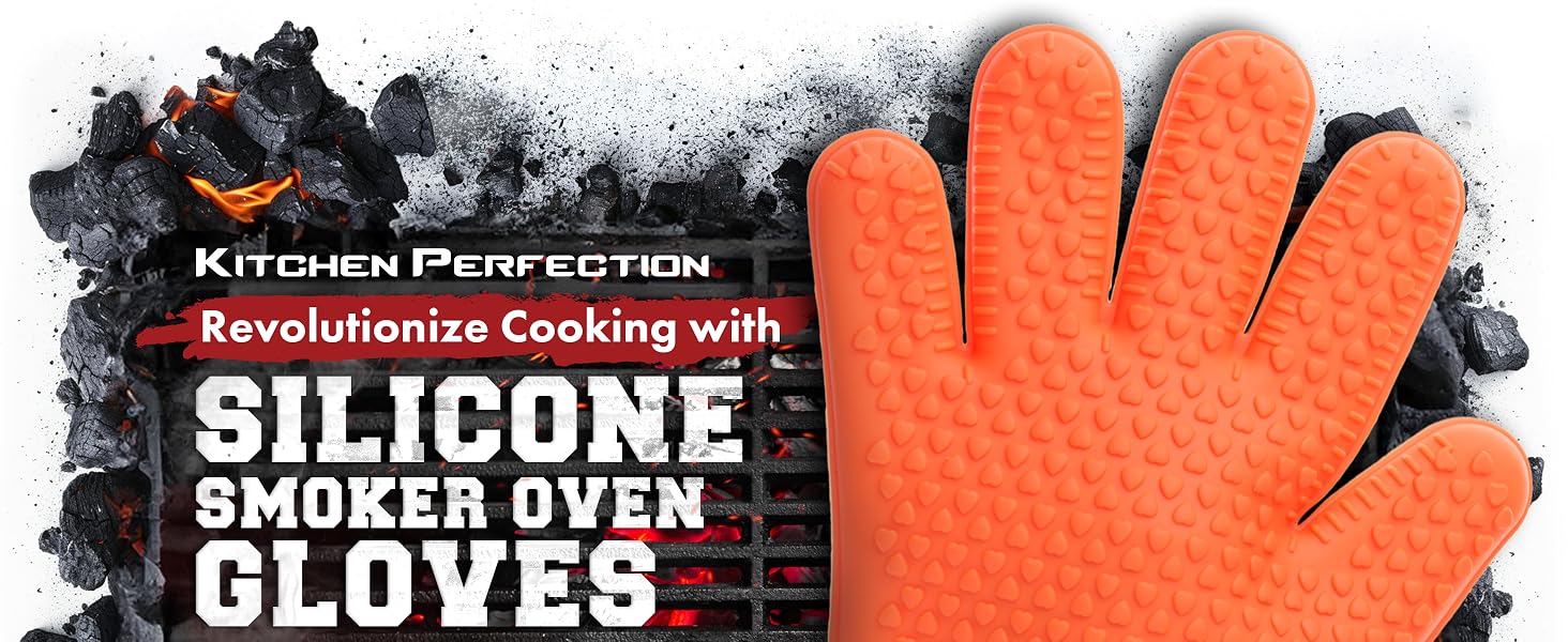 Silicone Smoker Oven Gloves