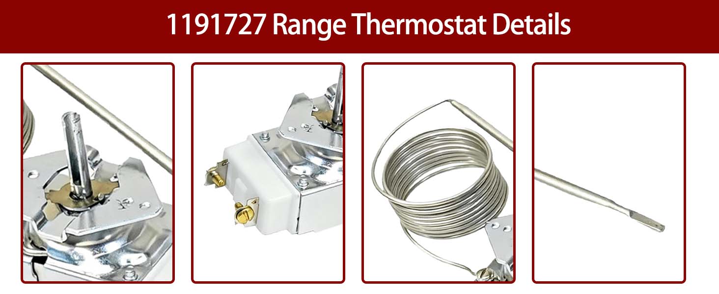 1191727, RX-34-60 Thermostat(with 550 F Thermostat 1190573 Knob)