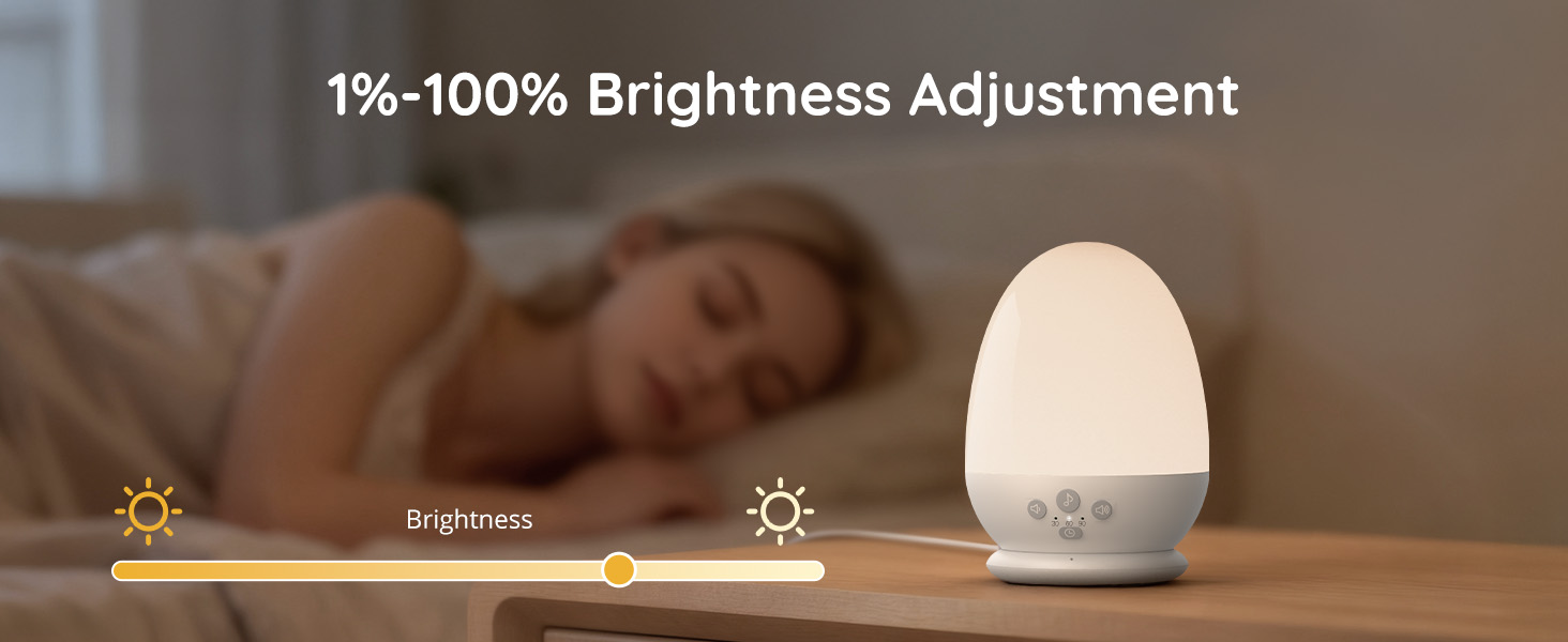 Baby Night Light with White Noise