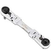 LABEAR - Flexible Dual Ratchet with 1/4" Square Drive & Magnetic Bit Drive