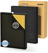 MOOKA Genuine Pet Care Washable Filter Replacement for KJ190L, 3 Stage Filtration H13 HEPA Filter...