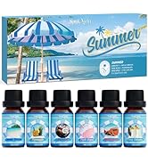 Soulorigin Summer Essential Oils Set, Fragrance Oil Gift Set for Oil Diffusers, Scented Oils for ...