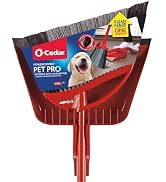 O-Cedar Pet Pro Broom with Step-On Dustpan | Remove 99% with One Sweep | Removes 3 Times More Pet...