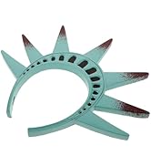 TENDYCOCO Christmas Crown Statue of Liberty Hair Hoops Headwear Headpiece Patriotic Day Hairbands...