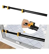 4-Section Upgrade Sliding Door Security Bar for Window A/C Units or Sliding Glass Pet Doors Insta...