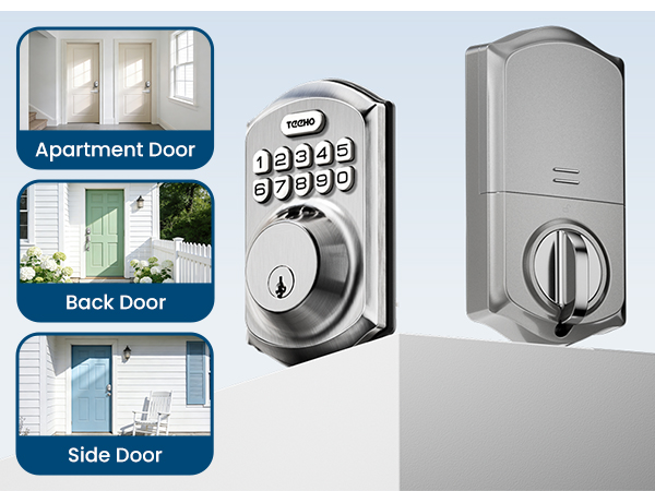 Suitable for front doors, back doors, side doors, apartment doors, and more for versatile home use.