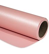 RUSPEPA Pink Gift Wrapping Paper - Solid Color Pearly Shiny Silk Paper for Mother's Day, Valentin...