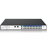 26 Port Gigabit Switch, Easy Smart Managed Ethernet Switch, Network Hub, Ethernet Splitter, Plug ...
