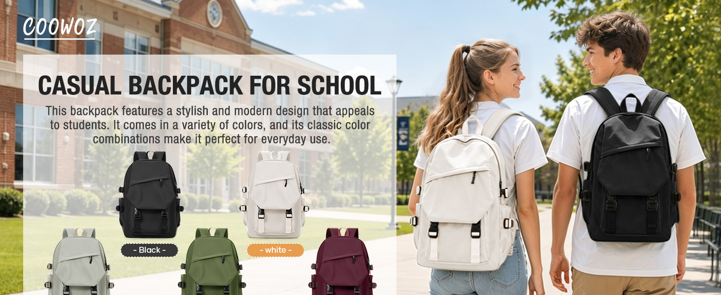 fashin school backpack for women men