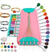 Arts and Crafts for Kids Ages 8-12,Friendship Bracelet Making Kit for Girl,Kids Jewelry Making Ki...