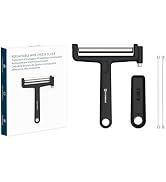 KITCHENDAO Replaceable Wire Cheese Slicer Cutter, 50% Stronger Wires with 2nd Gen Wire Fixing Mec...