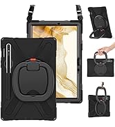 BRAECN Case for Samsung Galaxy Tab S8/S7 11 Inch 2022/2020 (SM-X700/706/T870/T875), Handle Grip, ...