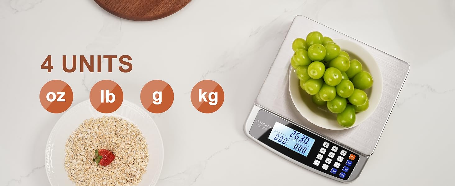 ATOGOU Large Digital Kitchen Scale