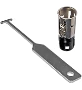 WZP Cigarette Lighter Socket, Power Socket Cigarette Lighter Accessories with Disassembly Tool, R...