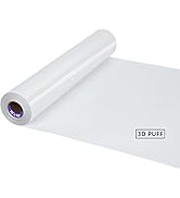 RENLITONG 3D Puff HTV Matte Heat Transfer Vinyl Roll 12" x 10ft Iron on for Heat Press T Shirt fo...